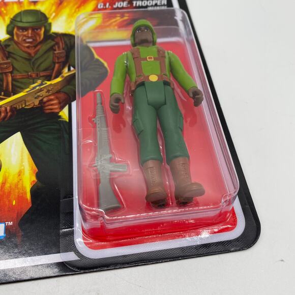G.I. Joe Reaction Figures G.I. Joe Trooper Infantry Brown Skin 3.75" Figure NEW - Picture 3 of 4